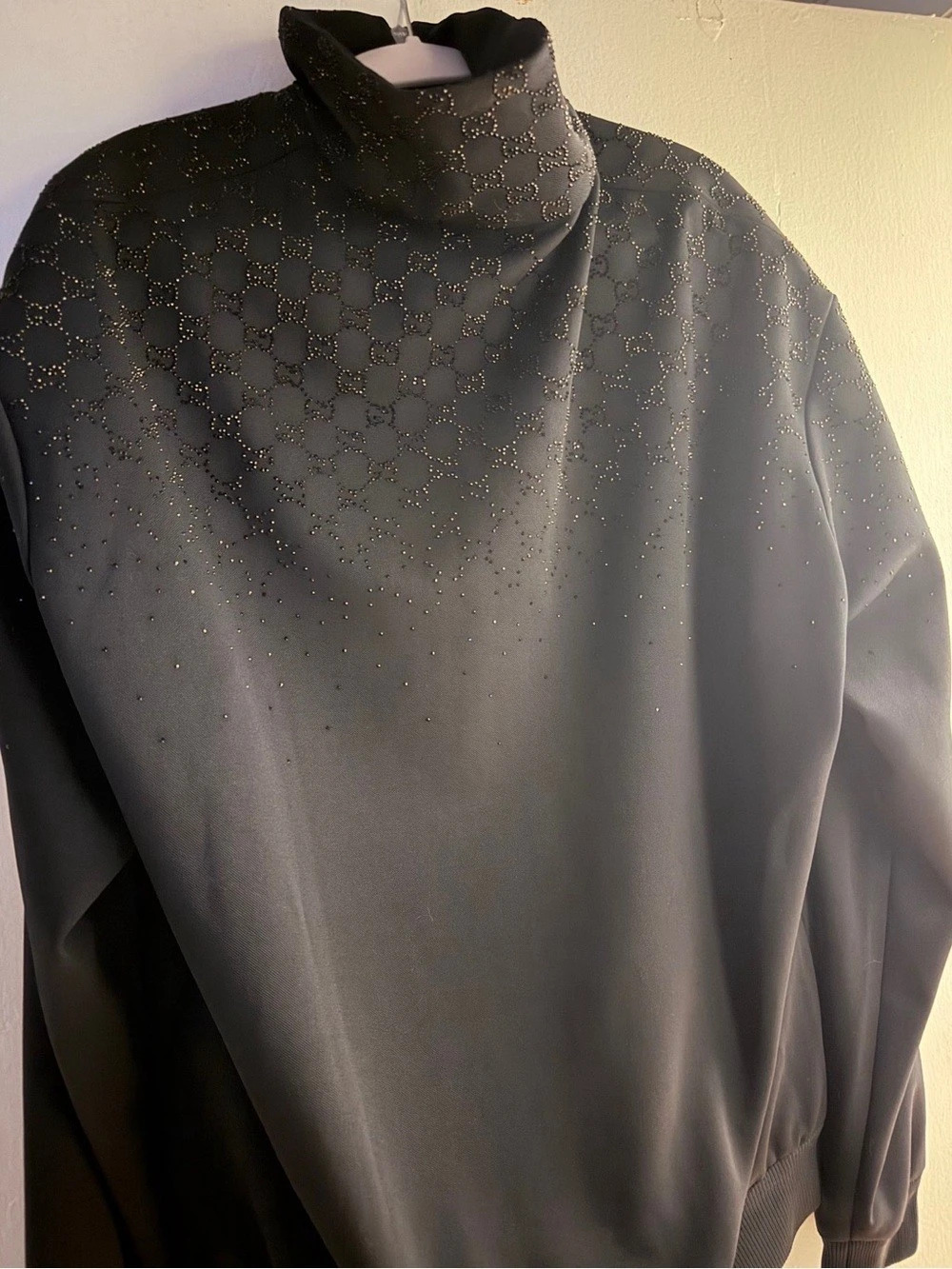 Gucci Black Monogram Track Jacket NWT
